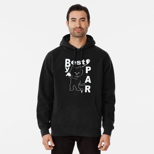 The best Cat By Par Hoodie, Funny Father's Day Hoodie, Cool Golf Daddy - Best gifts for father