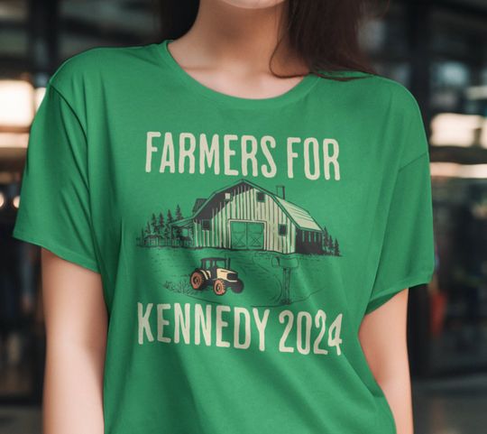 RFK JR For President 2024 T-shirt, Farmers For Kennedy, Robert F Kennedy Jr  Kennedy Tee, Election Shirts
