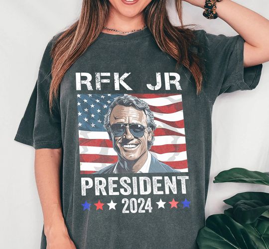 RFK JR For President 2024 T-shirt, Robert Kennedy Jr 24 Shirt, Robert F. Kennedy Jr For President 2024 T-Shirt, Kennedy Tee, Election Shirts