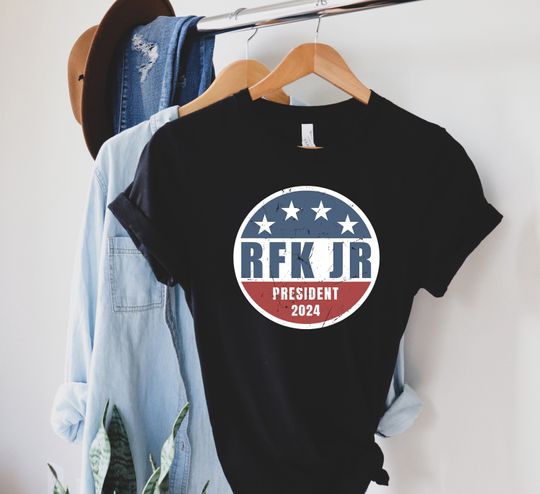 RFK JR 2024 T-Shirt, Robert F. Kennedy Jr. For President 2024 Shirt, Kennedy 2024 tee, Vote For Kennedy