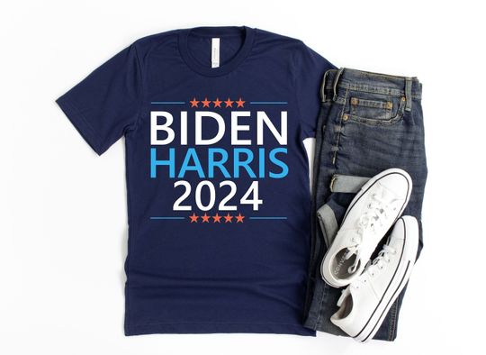 Biden Harris 2024 Shirt - Biden for President 2024 T-Shirt - Joe Biden Kamala Harris T-Shirt - Election 2024 Shirt - Pro Democrat TShirt