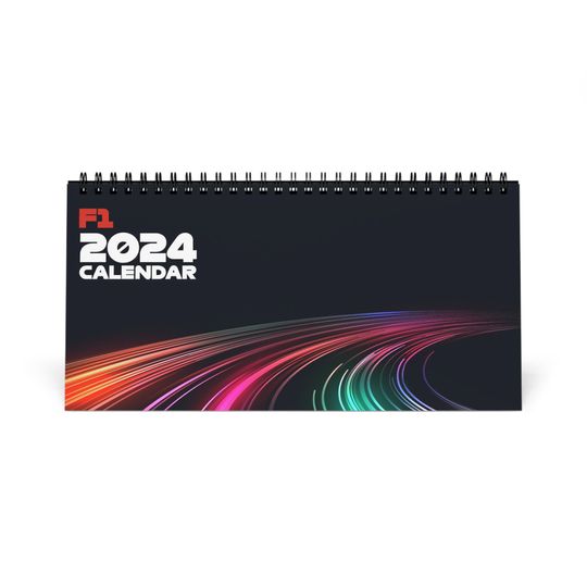F1 2024 Calendar / Formula One / 2024 Schedule / F1 2024 Desk Calendar