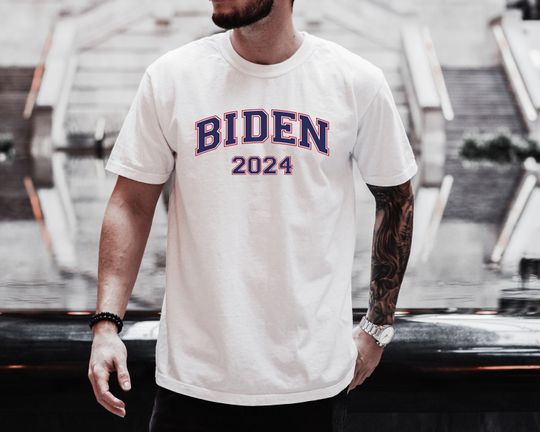 Biden 2024 Shirt, Biden T-Shirt, Biden Harris Election, Biden for President 2024, Pro Democrat Shirt, Gift for Him, Protest T-Shirt