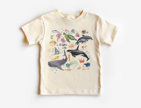 Under The Sea Toddler Shirt - Cute Ocean Creatures Clothing