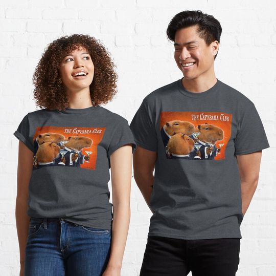 The Capybara Club Funny T-Shirt