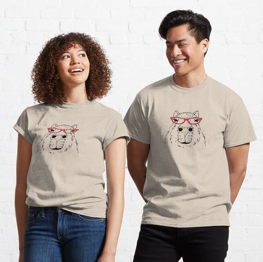 Funny Cute Capybara Animal Lover T-Shirt