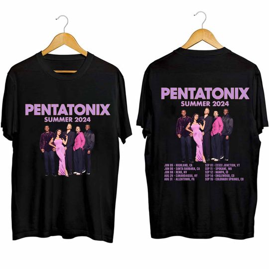 Pentatonix Summer 2024 Tour Double Sided Shirt