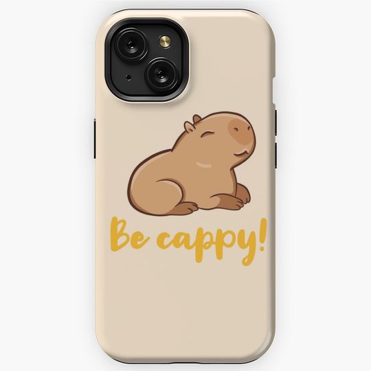 Cute Capybara, be cappy! Like a capybara, capy iPhone Case