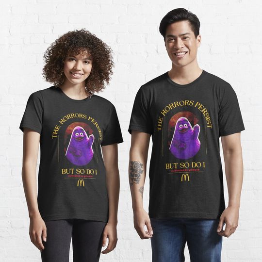 Grimace The Horrors Persist But So Do I  Essential T-Shirt