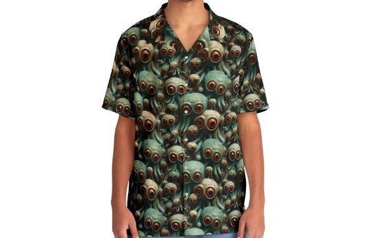 Unique Surreal Octopus Hawaiian Shirt - Men's Unisex
