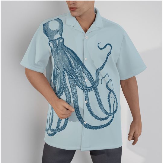 Squid Men's Hawaiian Shirt