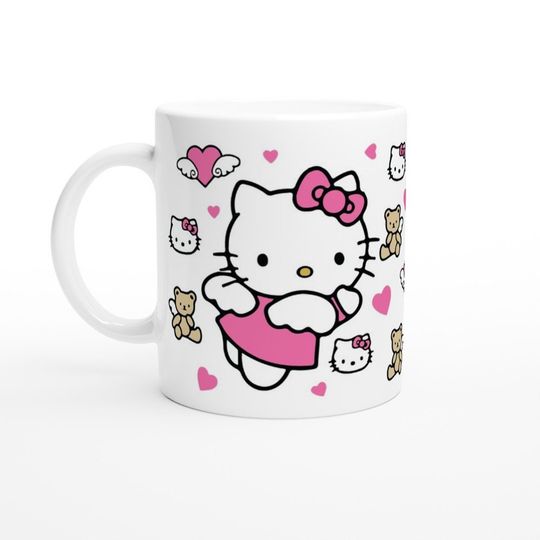 Hello Kitty with Hearts Coffee Mug