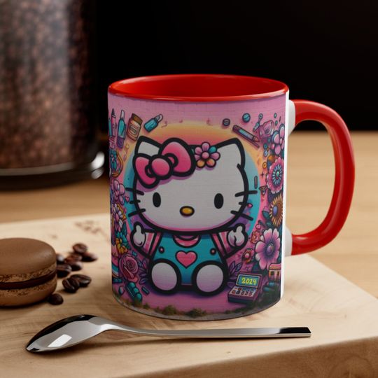 Graffiti Hello Kitty Urban Accent Coffee Mug