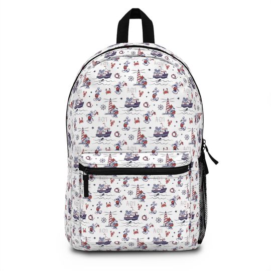 Disney Cruise Nautical Mickey School Backpack