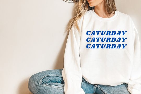 Caturday sweatshirt, Kentucky sweatshirt, Kentucky shirts for women, Kentucky shirt