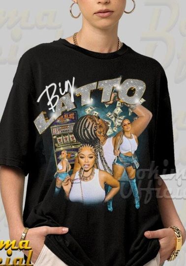 BIG LATTO 90's Vintage Style T-shirt - Unisex tee - BIg Latto Merch