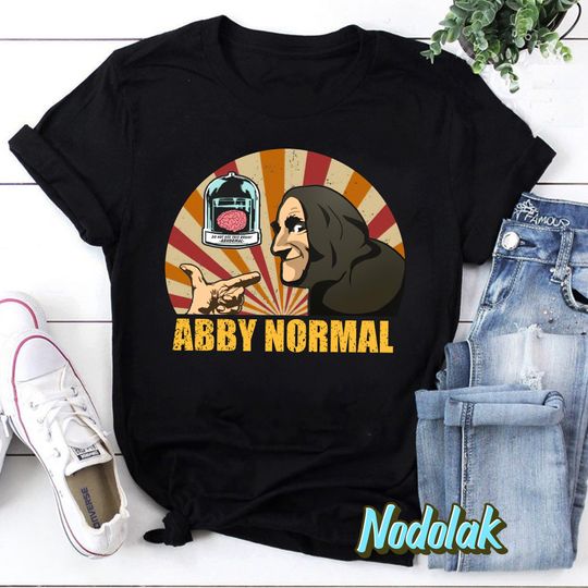 Abby Brain Normal Funny Vintage Movie T-Shirt, Frankenstein Shirt, Halloween Shirt
