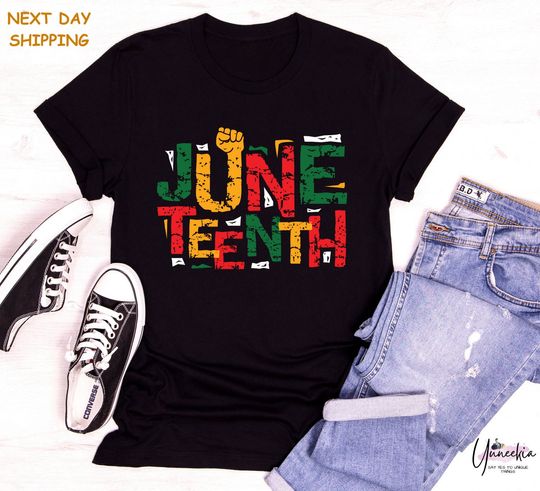 Juneteenth Shirt, Human Rights Tee, Black History Month T-Shirt, Freedom Outfit