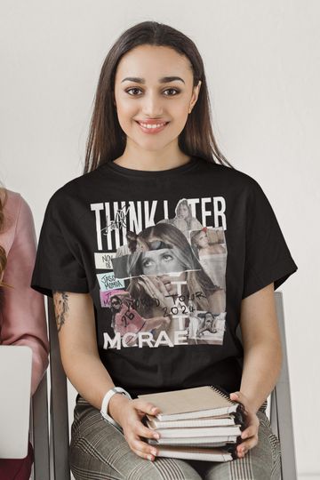T-Shirt Tate McRae Tour 2024 Pop Music Artist Singer Graphic Tee