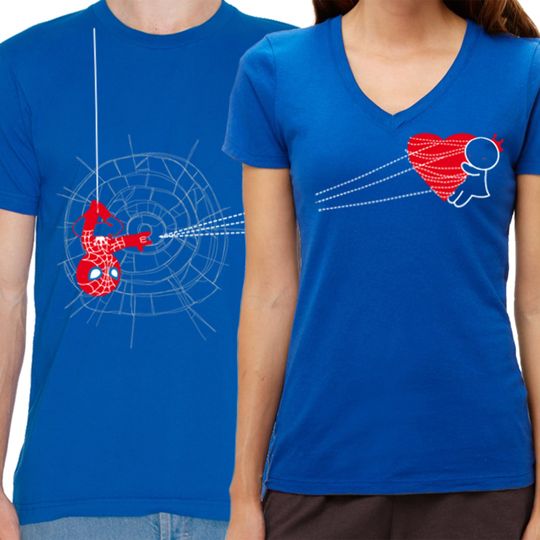 Matching Couple Shirts Superhero Shirt Couple Gifts Valentines Day Boyfriend Gift