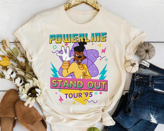 Disney Powerline Stand Out Tour 95 Shirt, Disney Vintage