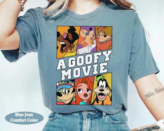 Disney A Goofy Movie Characters Group Shot Shirt