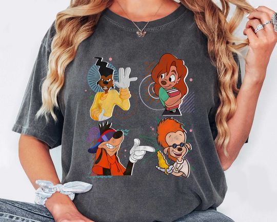 Disney Characters Shirt, Goofy Movie Tee, Max Goof