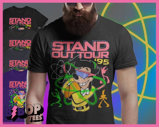 Max Powerline Stand Out Tour 90's Goofy Movie Retro Unisex Tee