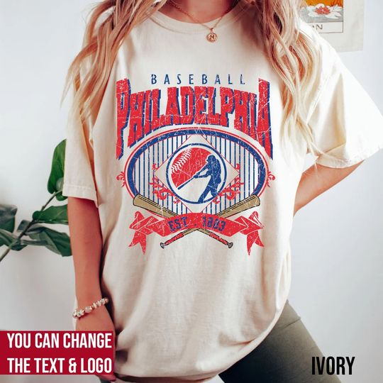 Comfort Colors Philadelphia Baseball shirt, Baseball Gift