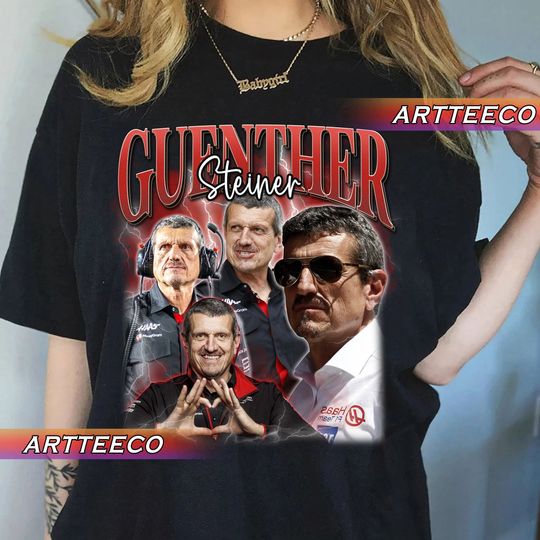 Vintage Guenther Steiner 90s Bootleg Style Y2K, Fans Gift For Woman and Man T-Shirt