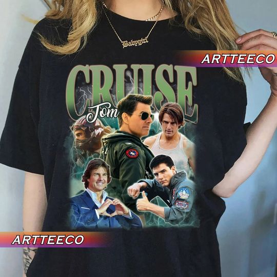 Vintage Tom Cruise 90s Bootleg Style Y2K, Fans Gift For Woman and Man T-Shirt