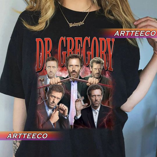 Vintage Dr. Gregory House 90s Bootleg Style Y2K, Fans Gift For Woman and Man T-Shirt