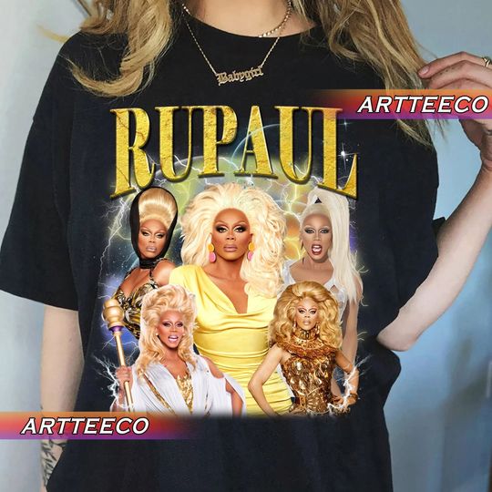 Vintage RuPaul 90s Bootleg Style Y2K, Fans Gift For Woman and Man T-Shirt