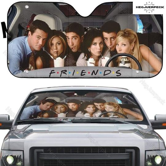 Friends Series Car Sunshade, Friends Car Auto Sun Shades, Friends Fan Gift For Friends