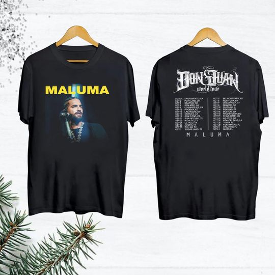 Graphic Maluma North American Tour 2023 Shirt, Maluma Fan Gift Shirt
