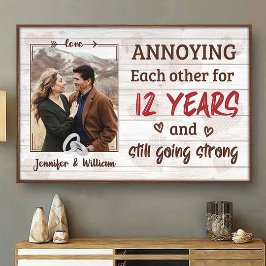 Annoying Each Other For Ages And Still Going Strong Couple Custom Image Family Poster