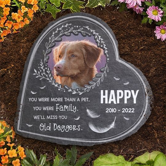 You Were More Than A Pet You Were Family Custom Photo Pet Grave Memorial Stone