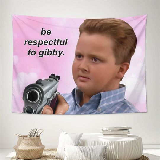 Be Respectful to Daddy Tapestry Funny Gibby Tapestries, Wall Hanging Art Tapestry