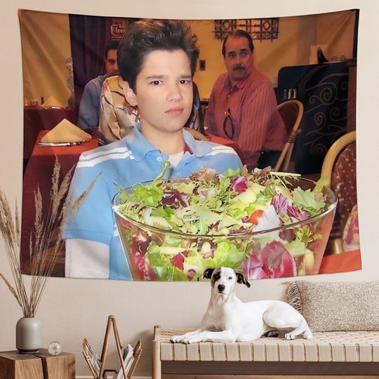 Freddie Benson With A Salad Tapestry