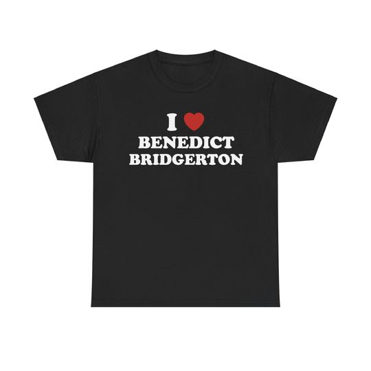 I Heart Benedict Bridgerton Unisex Tee | Bridgerton | Luke Thompson