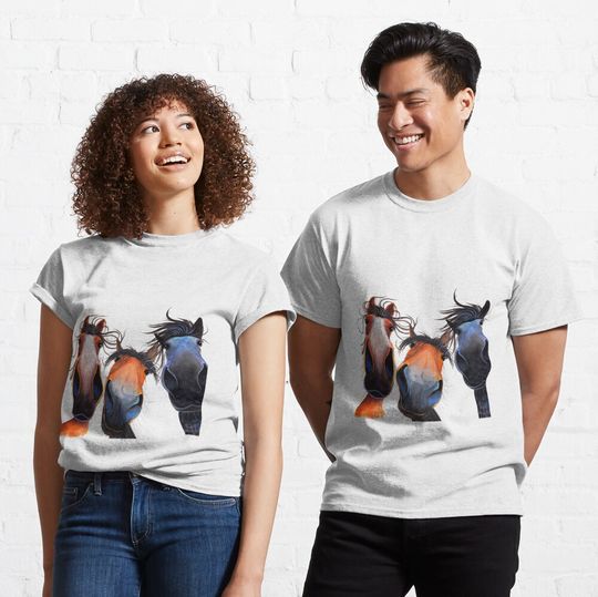 Happy Horse T-Shirt, Gifts for Horse Lovers