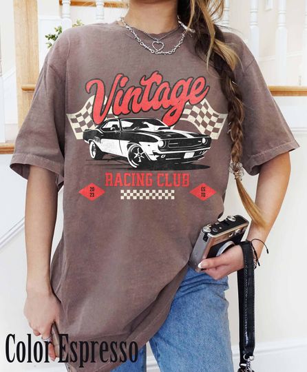 Vintage 90s Race Car Tshirt, intage Graphic Style Shirt, Retro Racing Graphic Tee, Unisex Shirt, Race Gift, Car Lover Gift