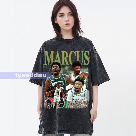 Marcus Smart Vintage T-Shirt, Point Guard/Shooting Guard Homage Graphic Unisex , Bootleg Retro 90's Fans Gift