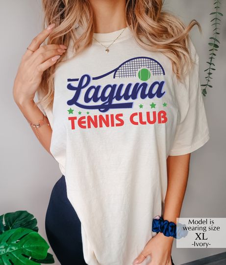 Laguna Tennis Club Shirt, Tennis Lover Shirt, California Shirt, Matching Tennis Shirt