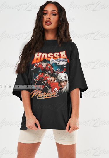 Marian Hossa Shirt Graphic Sport Tshirt Player Best Seller Bootleg Unisex Women Man Vintage 90s