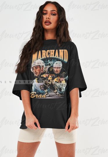 Brad Marchand Shirt Ice Hockey American Professional Hockey Championship Sport Vintage 90S