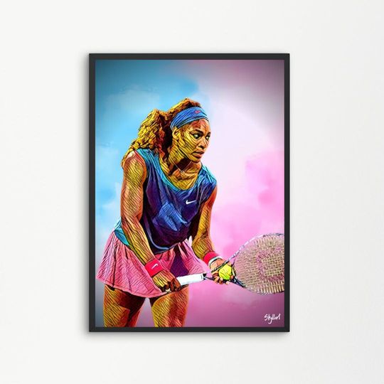 Serena Williams poster | US Open poster  | Serena Williams