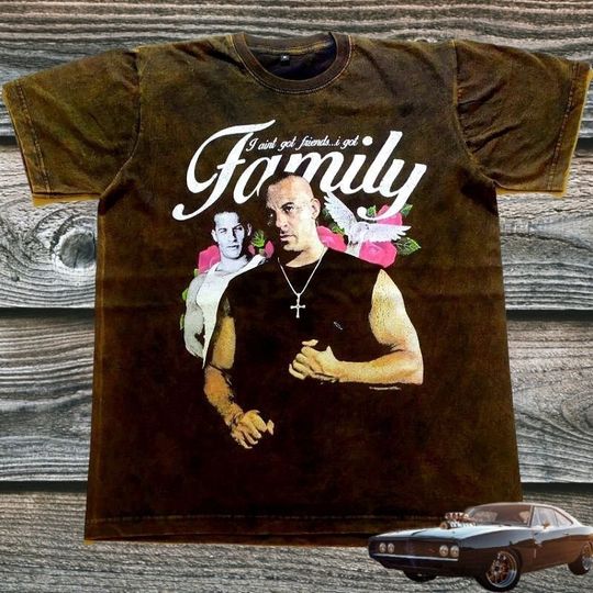 Vintage Wash Dominic Toretto T-shirt, Vintage Dominic Toretto 2 Fast 2 Furious Oversize Shirt, Fast And Furious 2021 Shirt