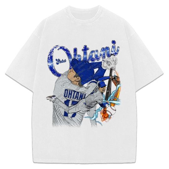 Shohei Ohtani Los Angeles Comic Style LA Baseball Custom Graphic T-Shirt