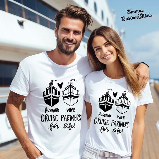 Husband and Wife Cruise Shirts, Matching Couples Shirts, Couples Cruise Gifts, Funny Cruise Shirts